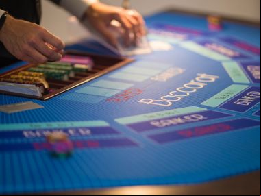 Animation-casino-factice-avec-croupier-table-jeux-baccarat-jetons-cartes